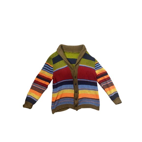 Colorful Striped Knit Sweater – XL to 3XL Fit - Picture 1 of 3